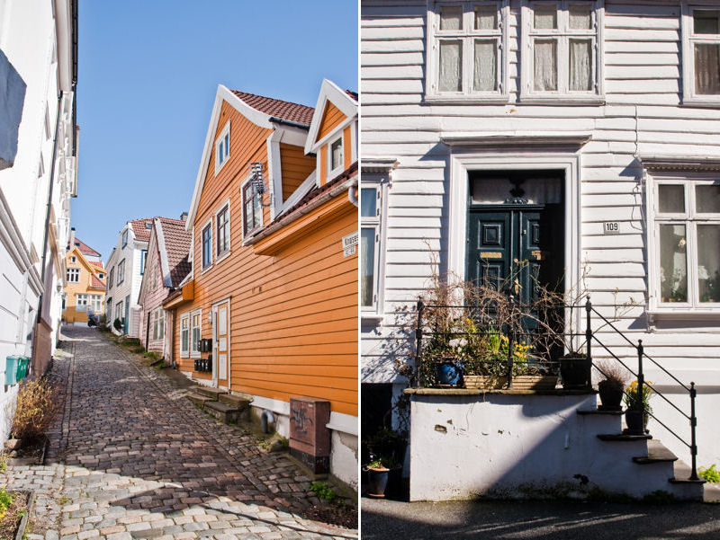 malownicze uliczki w Bergen