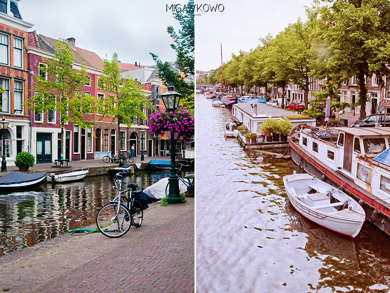 Rower nad kanałem Amsterdam–Ren w Amsterdamie