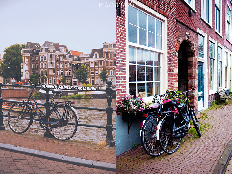Rowery w Amsterdamie i Leiden w Holandii