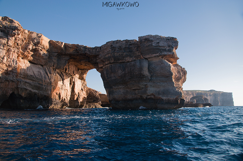 Azure Window na wyspie Gozo na Malcie