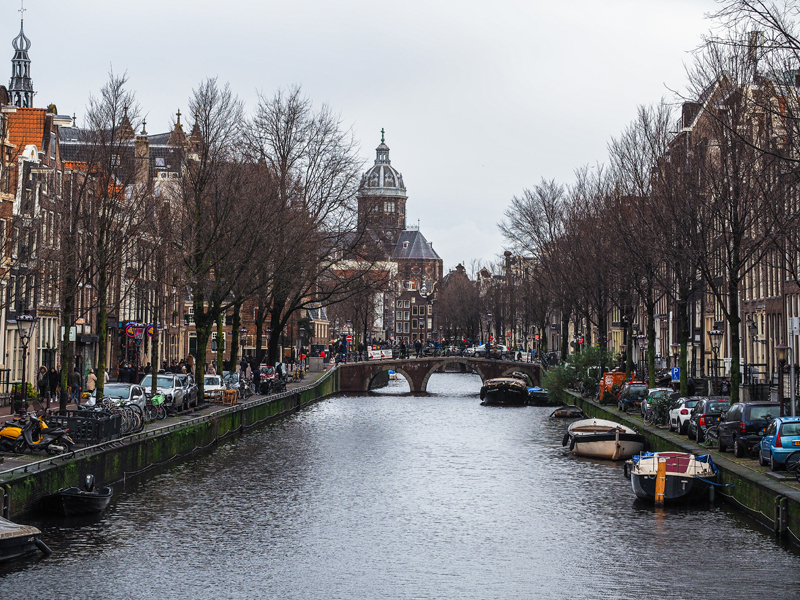 Amsterdam kanał kościół