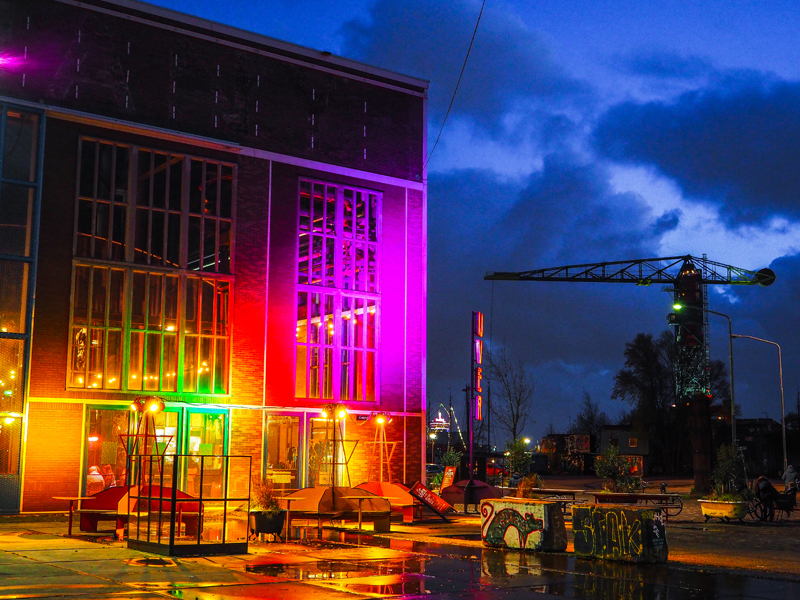 NDSM Amsterdam stara stocznia fabryka
